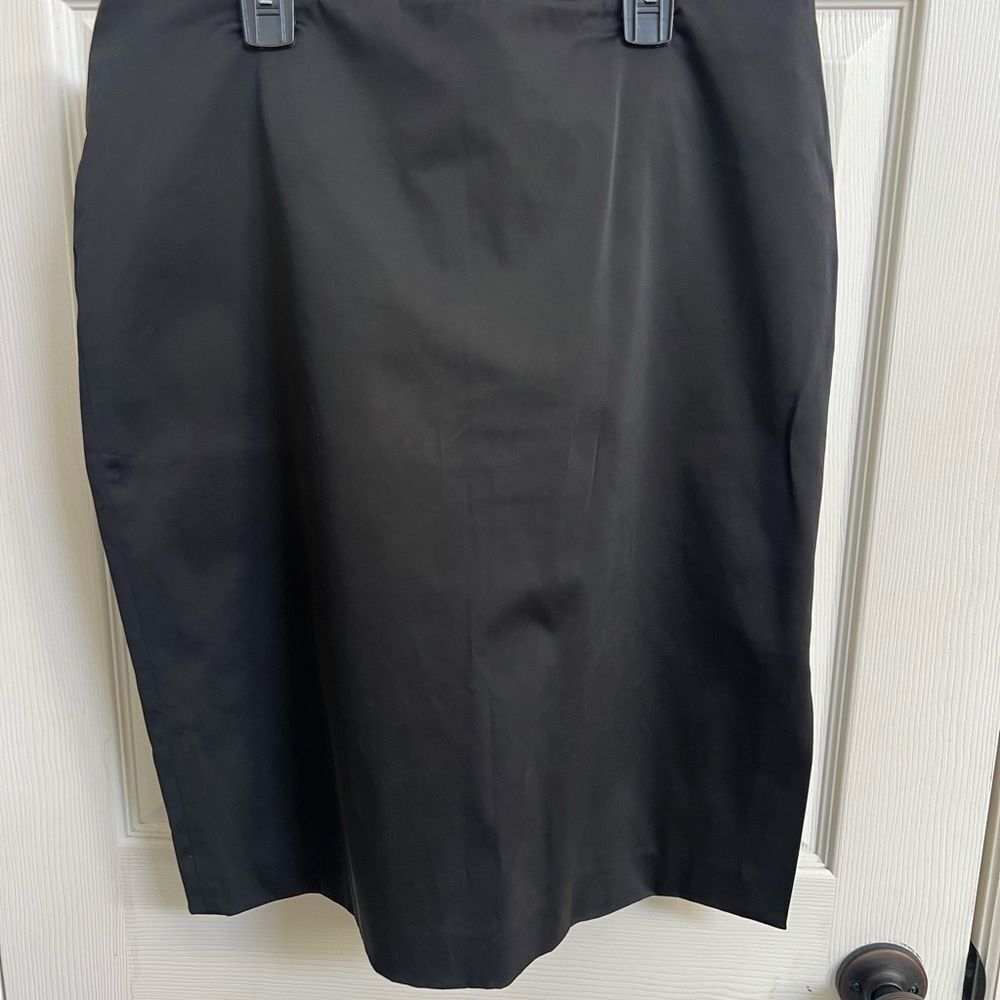 Max Studio Classic Black Women's Skirt, side split, Y2K, Vintage, pencil skirt
